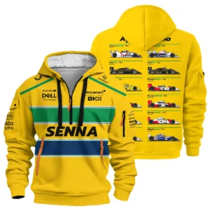 Senna x McLaren - Exclusive Polo Shirt Featuring His Iconic Liveries BLF13625A5PL
