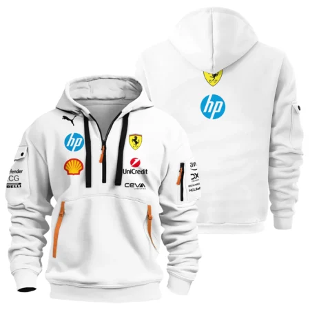 2025 Scuderia Ferrari F1 Special Edition Hoodie Half Zipper BLFRR4625A2HDF