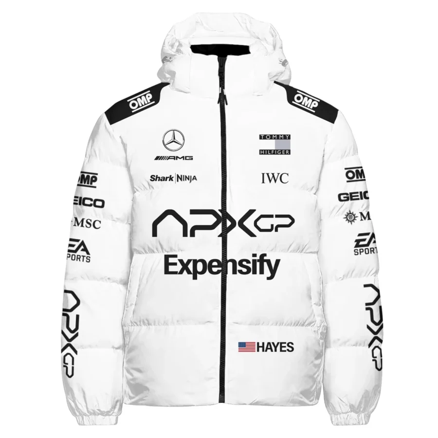 2025 White Version For Racing Fan Exclusive Down & Puffer Jackets BLF116625A1HCJ