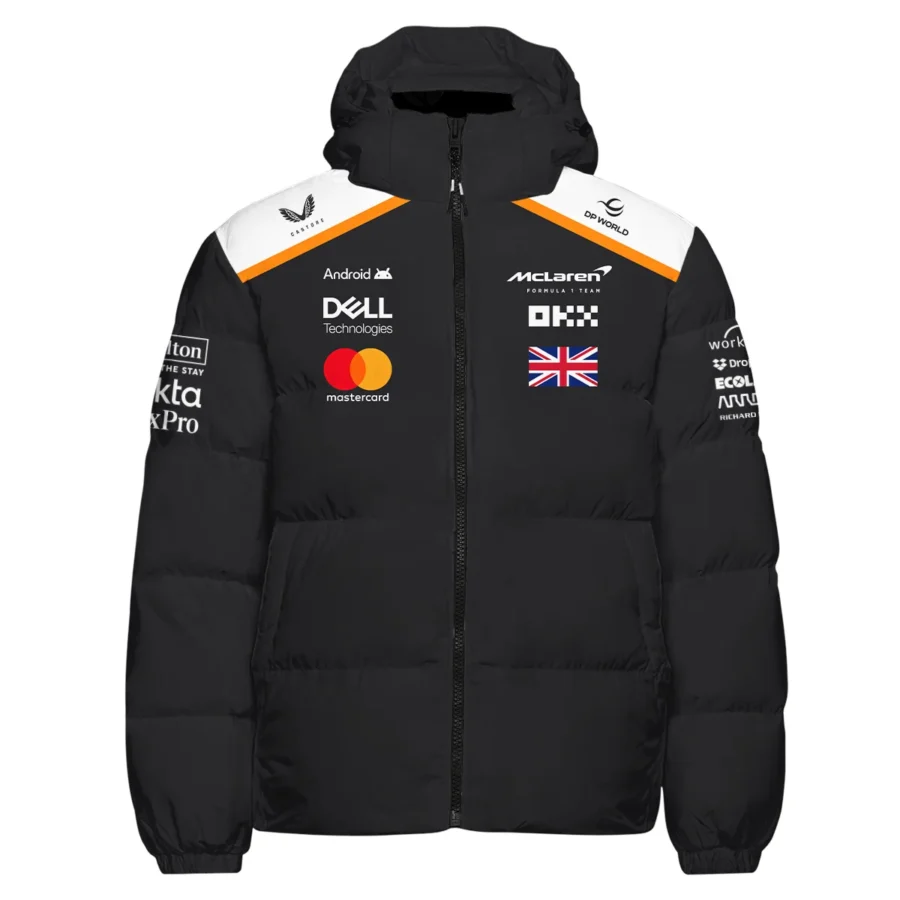 Lando Norris LN4 McLaren F1 Exclusive Down & Puffer Jackets BLF19625A2HCJ