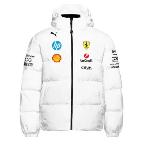 2025 Scuderia Ferrari F1 Special Edition Down & Puffer Jackets BLFRR4625A2HCJ