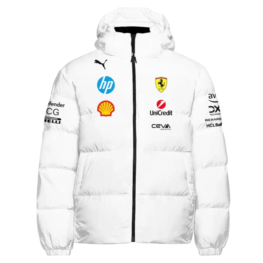 2025 Scuderia Ferrari F1 Special Edition Down & Puffer Jackets BLFRR4625A2HCJ