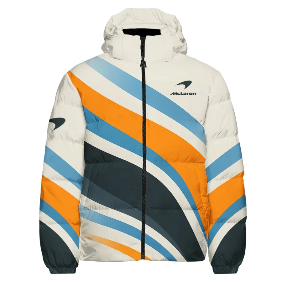 Waves Pattern McLaren F1 Exclusive Down & Puffer Jackets BLMCL1625A2HCJ