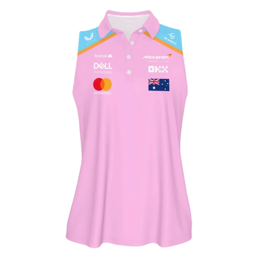 2025 Pink Exclusive Sleeveless Polo For Fan Girl BLF120625A1VPO