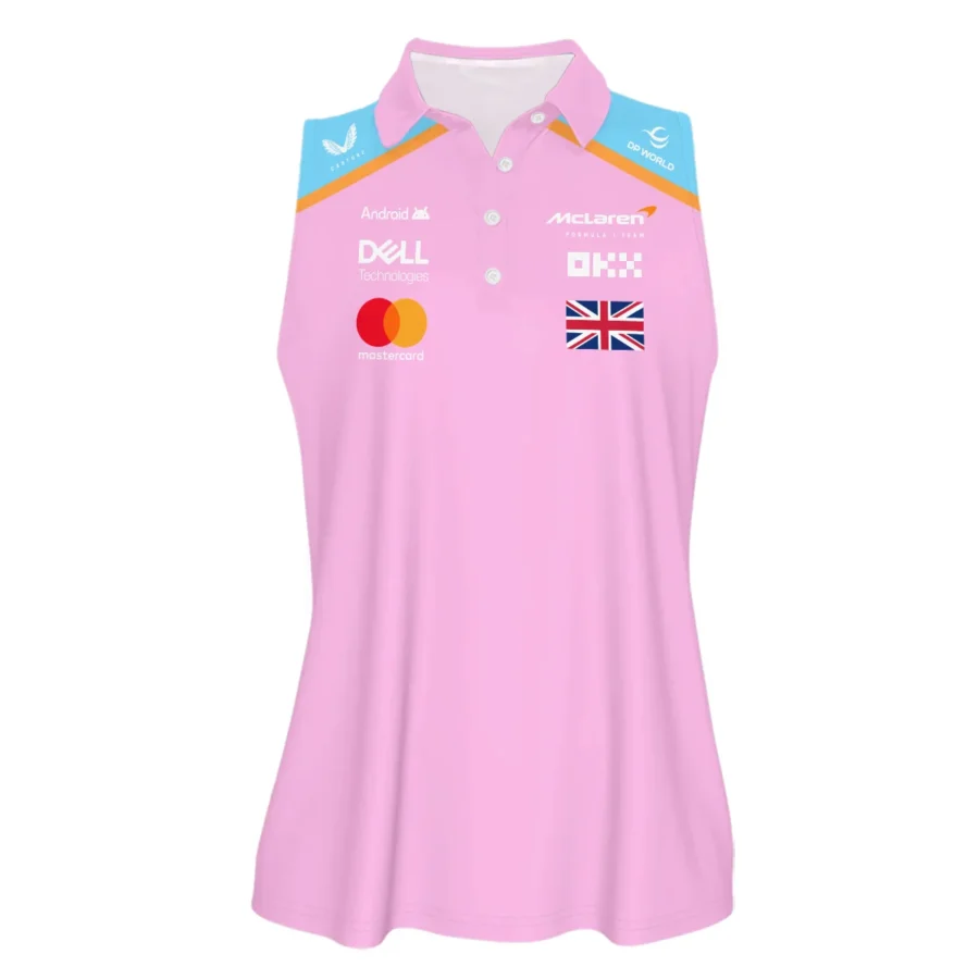 2025 Pink Exclusive Sleeveless Polo For Fan Girl BLF120625A2VPO