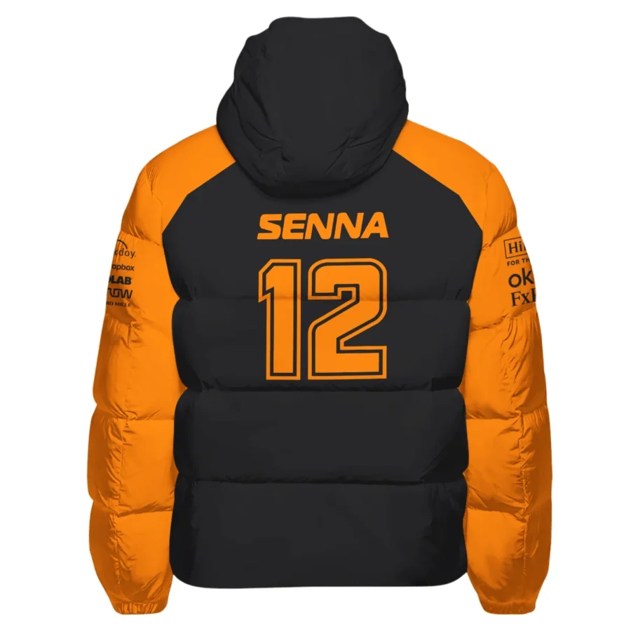 Ayrton Senna The Racing Legend McLaren F1 Exclusive Down & Puffer Jackets BLF16625A1HCJ