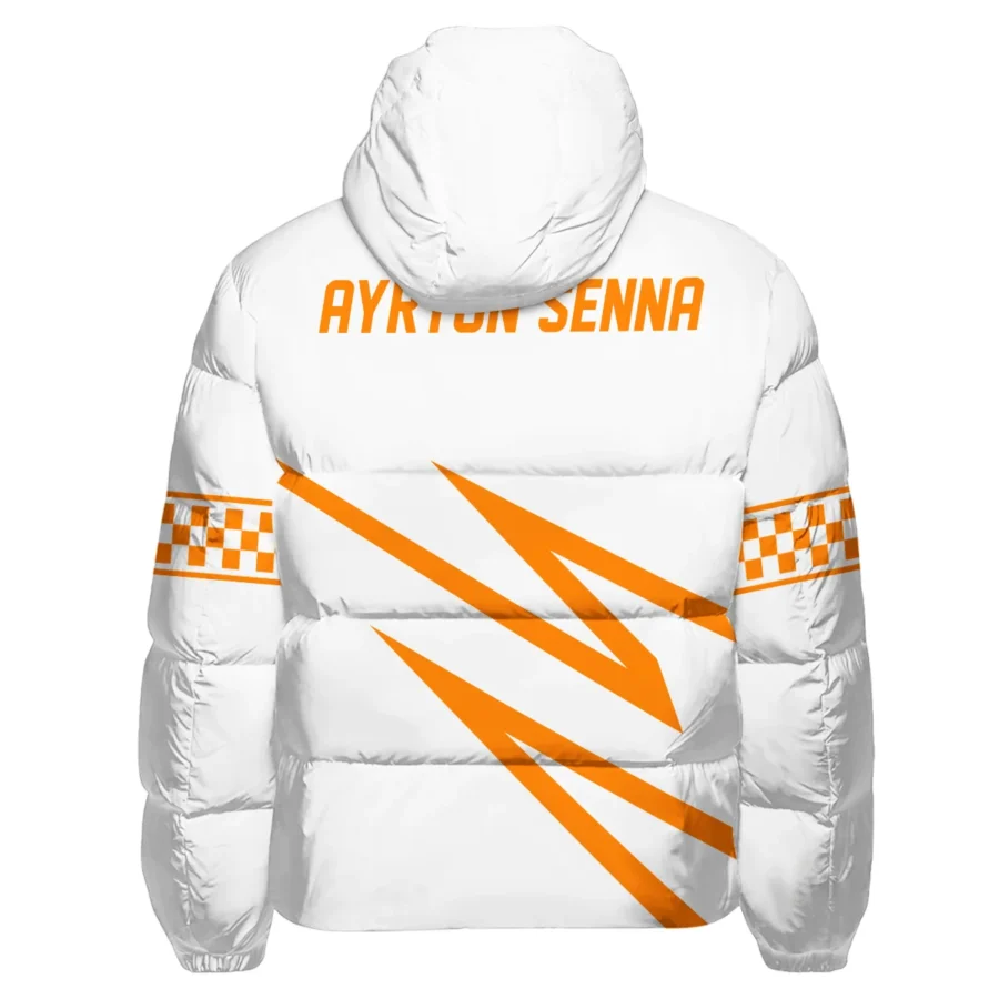 Ayrton Senna The Racing Legend McLaren F1 Exclusive Down & Puffer Jackets BLF16625A4HCJ