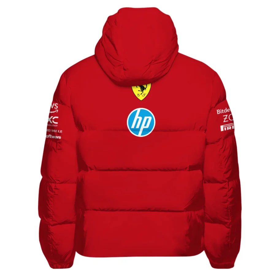 2025 Scuderia Ferrari F1 Special Edition Down & Puffer Jackets BLFRR4625A3HCJ