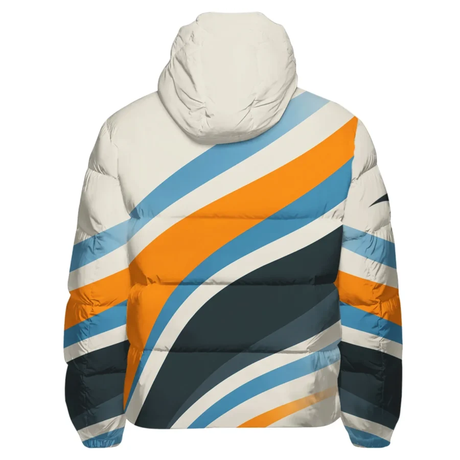 Waves Pattern McLaren F1 Exclusive Down & Puffer Jackets BLMCL1625A2HCJ