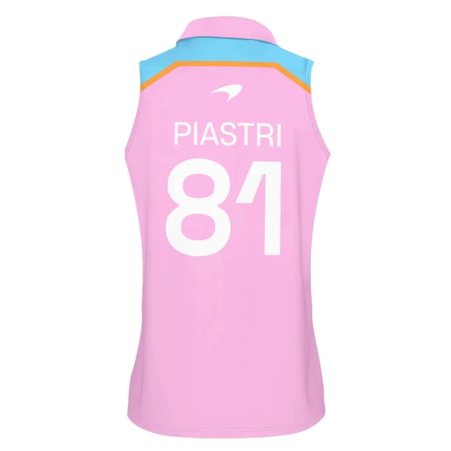 2025 Pink Exclusive Sleeveless Polo For Fan Girl BLF120625A1VPO