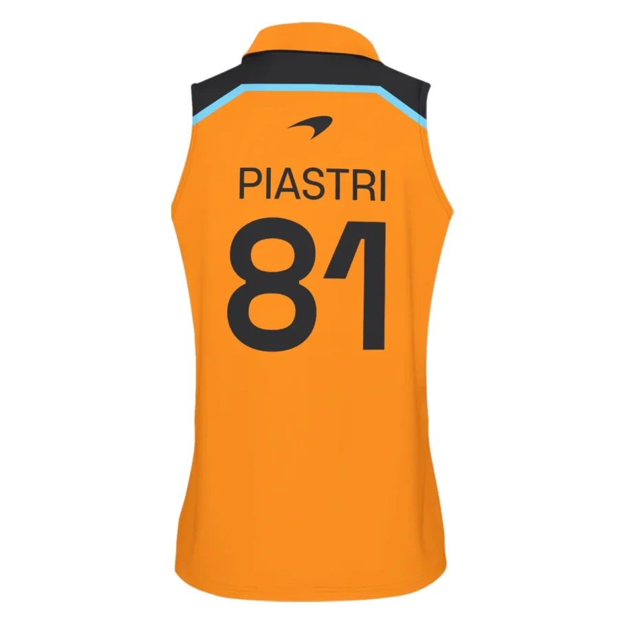 2025 Papaya Exclusive Sleeveless Polo For Fan Girl BLF120625A3VPO