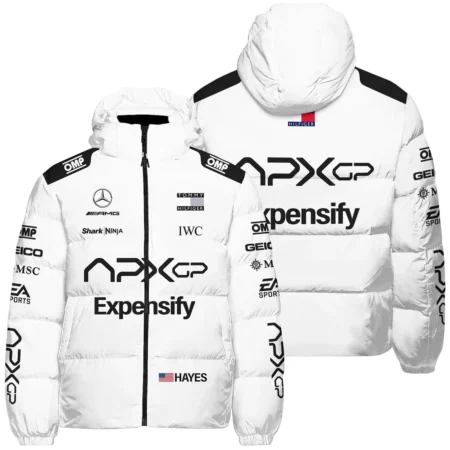 2025 White Version For Racing Fan Exclusive Down & Puffer Jackets BLF116625A1HCJ
