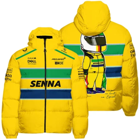 Forever Senna McLaren F1 Exclusive Down & Puffer Jackets BLF13625A3HCJ
