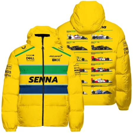 Senna x McLaren - Exclusive Down & Puffer Jackets Featuring His Iconic Liveries BLF13625A5HCJ