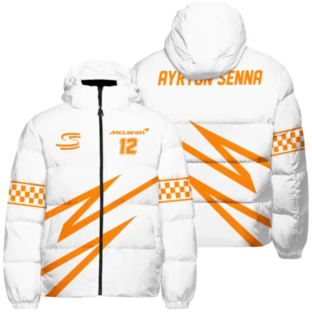 Ayrton Senna The Racing Legend McLaren F1 Exclusive Down & Puffer Jackets BLF16625A4HCJ