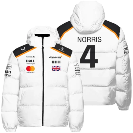 Lando Norris LN4 McLaren F1 Exclusive Down & Puffer Jackets BLF19625A1HCJ