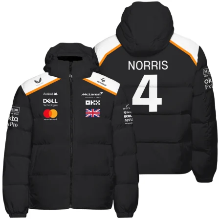 Lando Norris LN4 McLaren F1 Exclusive Down & Puffer Jackets BLF19625A2HCJ