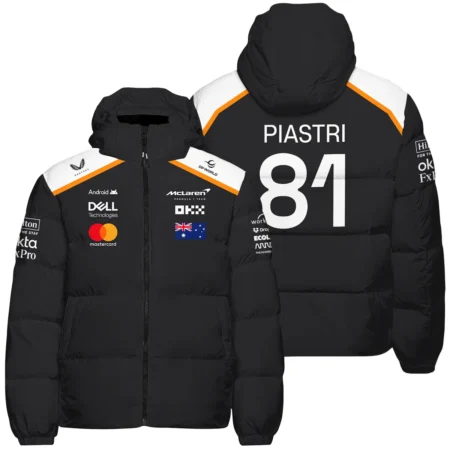 Oscar Piastri OP81 McLaren F1 Exclusive Down & Puffer Jackets BLF19625A4HCJ