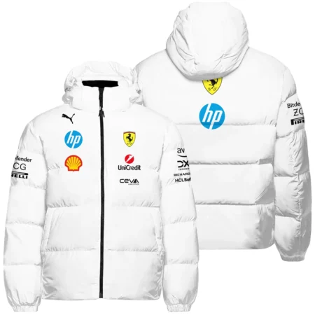 2025 Scuderia Ferrari F1 Special Edition Down & Puffer Jackets BLFRR4625A2HCJ