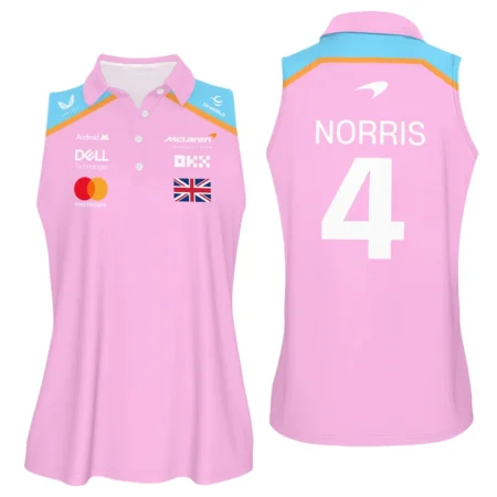2025 Pink Exclusive Sleeveless Polo For Fan Girl BLF120625A2VPO