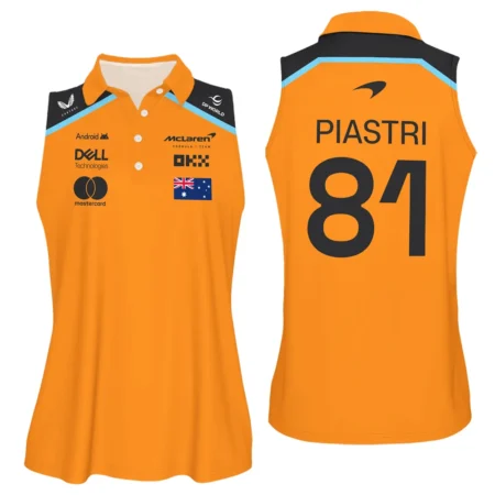 2025 Papaya Exclusive Sleeveless Polo For Fan Girl BLF120625A3VPO