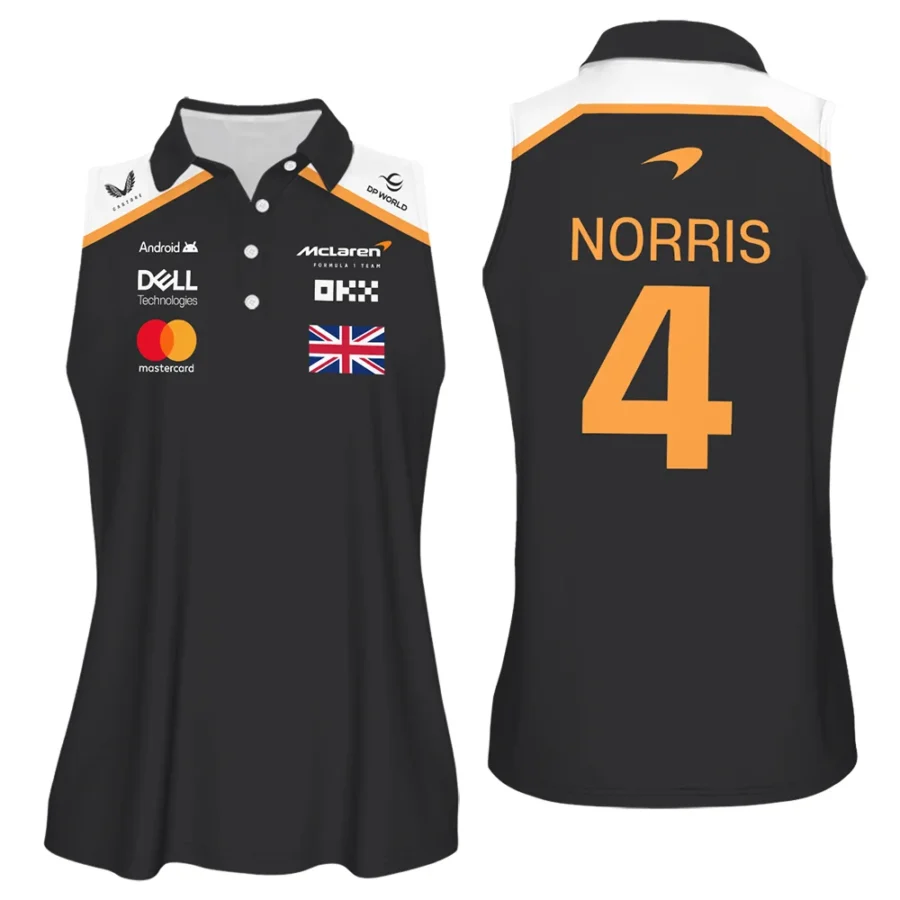 2025 Black Exclusive Sleeveless Polo For Fan Girl BLF120625A8VPO