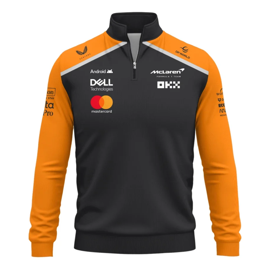 Ayrton Senna The Racing Legend McLaren F1 Exclusive Quarter-Zip Sweatshirt BLF16625A1QZS