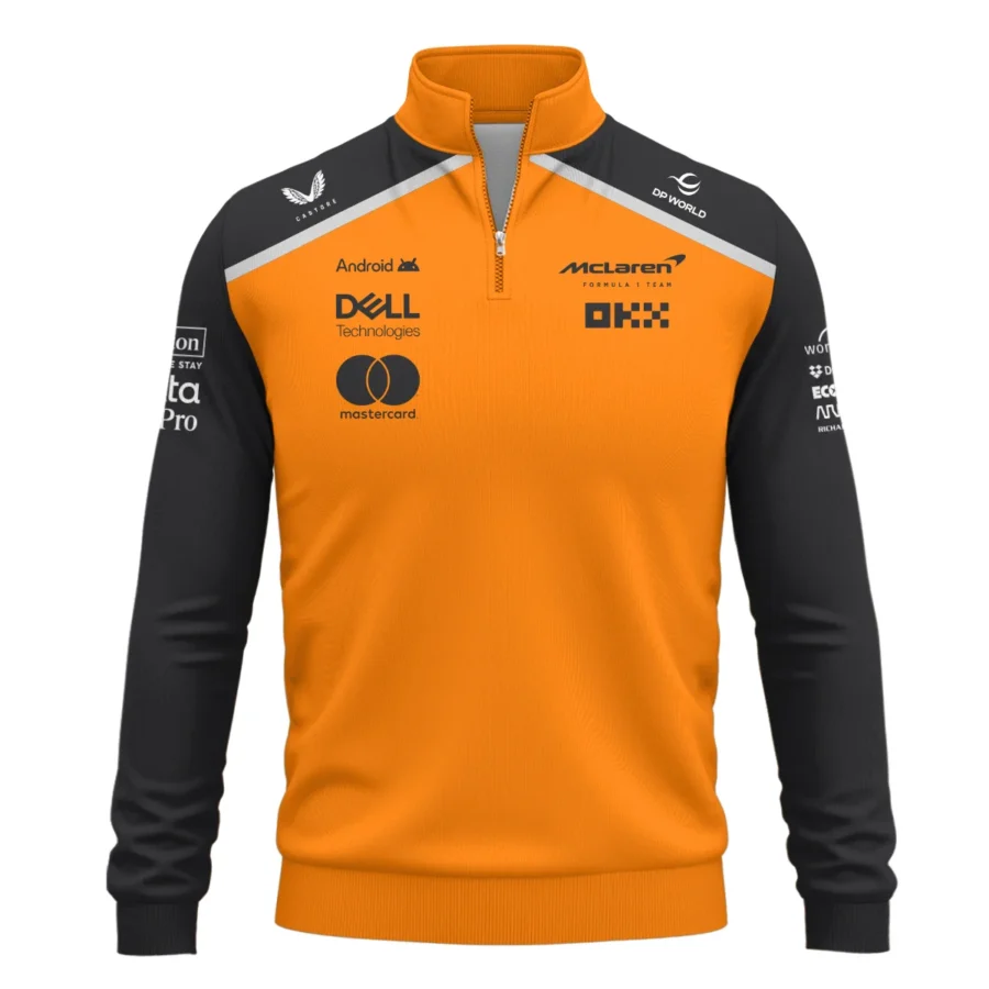 Ayrton Senna The Racing Legend McLaren F1 Exclusive Quarter-Zip Sweatshirt BLF16625A2QZS