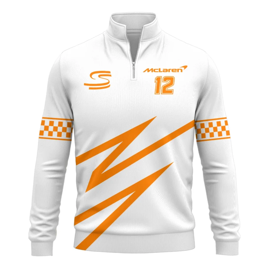 Ayrton Senna The Racing Legend McLaren F1 Exclusive Quarter-Zip Sweatshirt BLF16625A4QZS