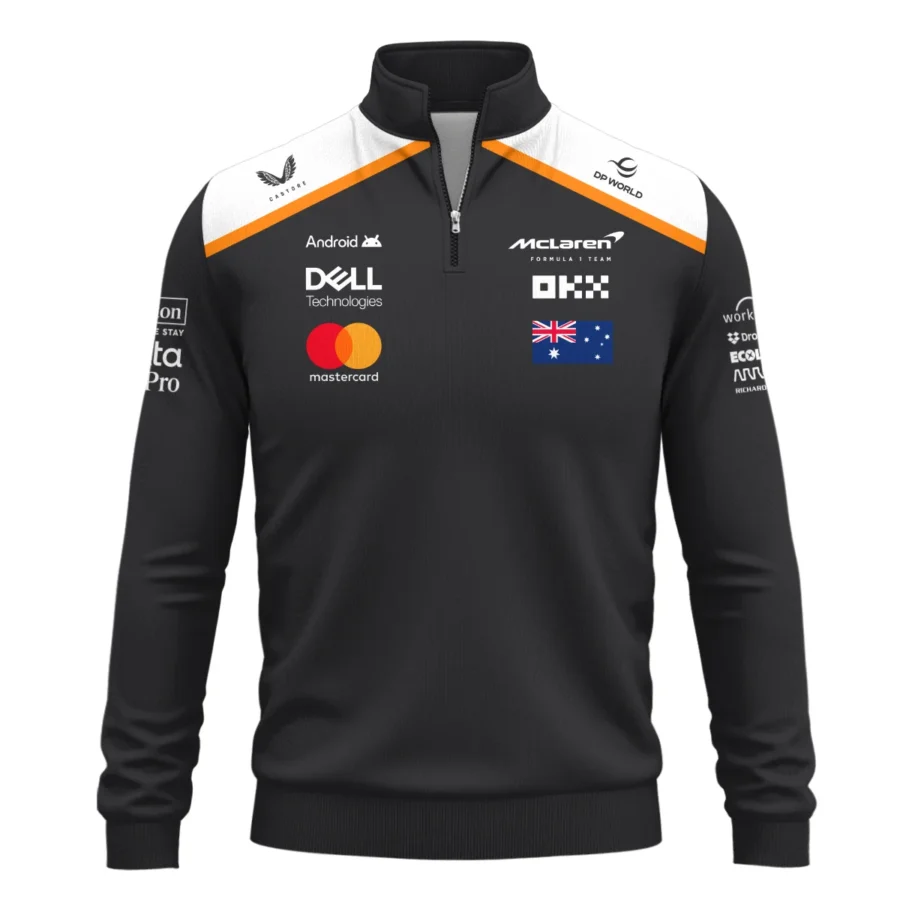 Oscar Piastri OP81 McLaren F1 Exclusive Quarter-Zip Sweatshirt BLF19625A4QZS