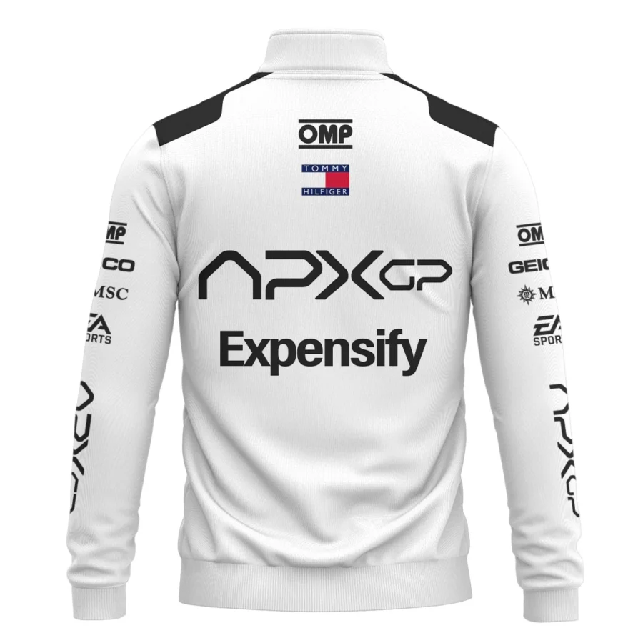2025 White Version For Racing Fan Exclusive Quarter-Zip Sweatshirt BLF116625A1QZS