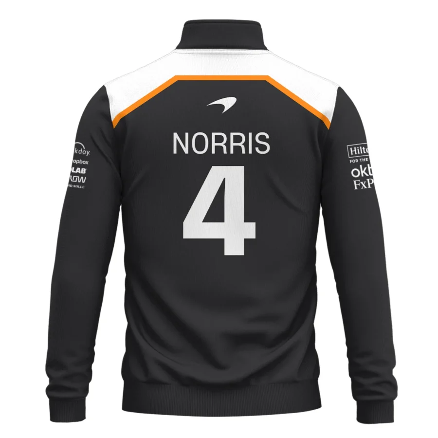 Lando Norris LN4 McLaren F1 Exclusive Quarter-Zip Sweatshirt BLF19625A2QZS