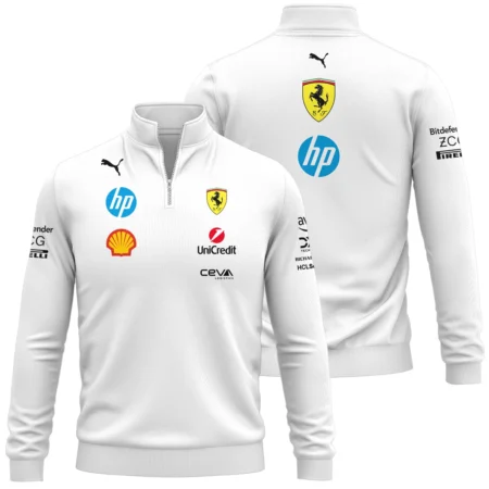 2025 Scuderia Ferrari F1 Special Edition Quarter-Zip Sweatshirt BLFRR4625A2QZS
