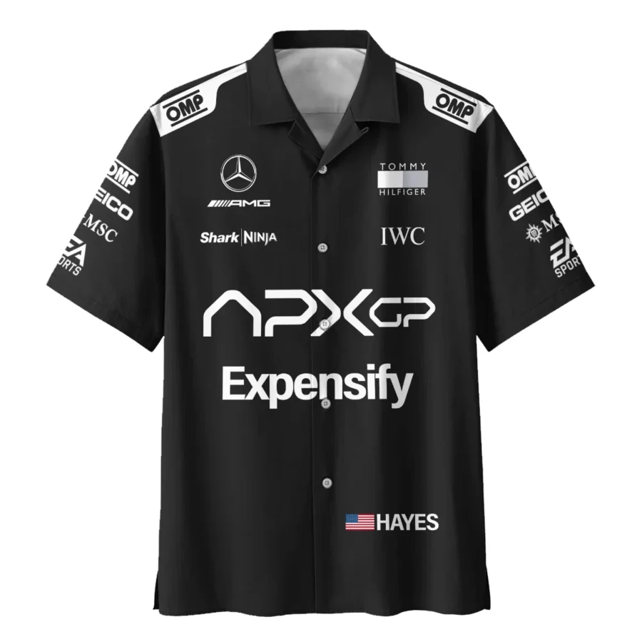 2025 Black Version For Racing Fan Exclusive Hawaiian Shirt BLF116625A2HW