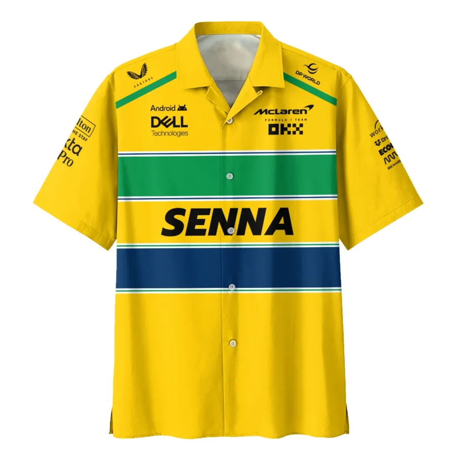 Forever Senna McLaren F1 Exclusive Hawaiian Shirt BLF13625A3HW