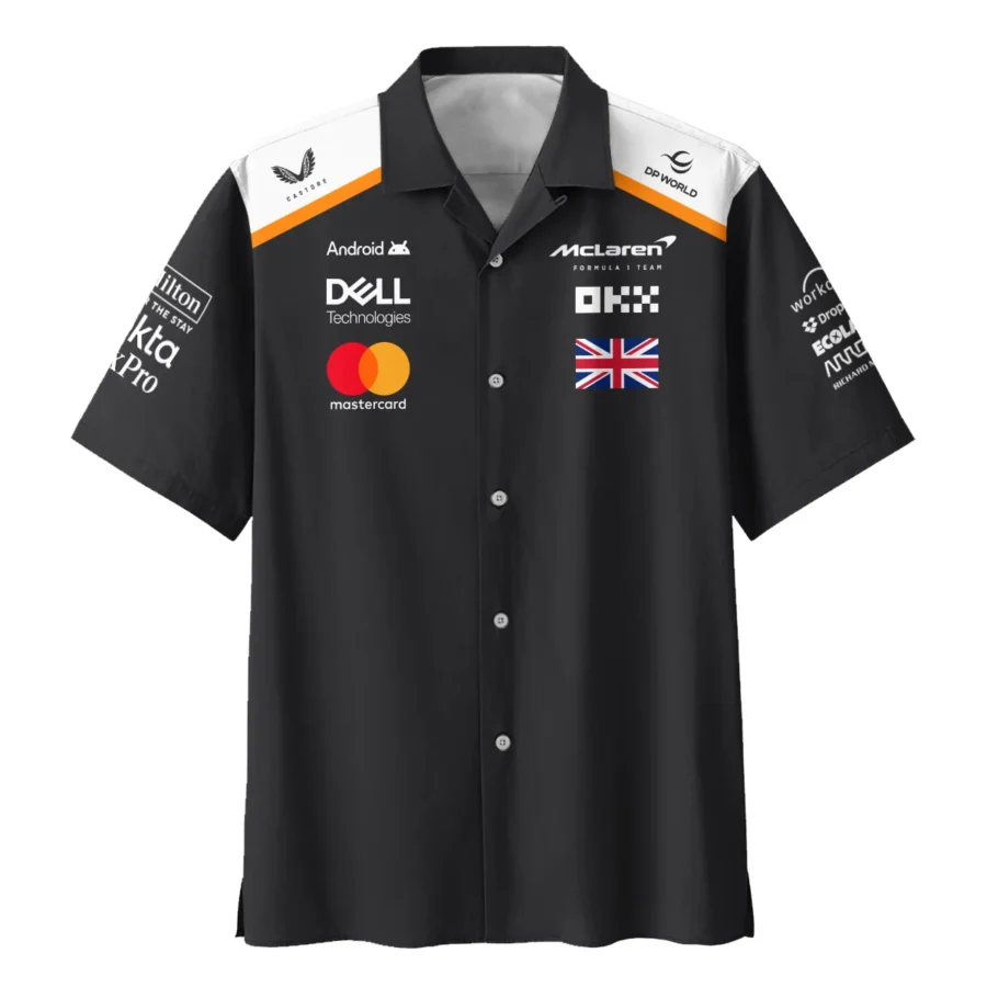 Lando Norris LN4 McLaren F1 Exclusive Hawaiian Shirt BLF19625A2HW