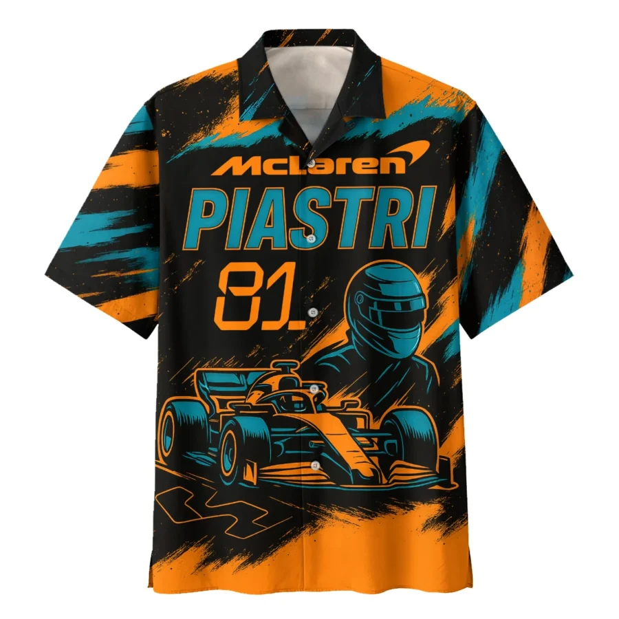 Piastri 81 McLaren F1 Exclusive Hawaiian Shirt BLMCL1625A1HW