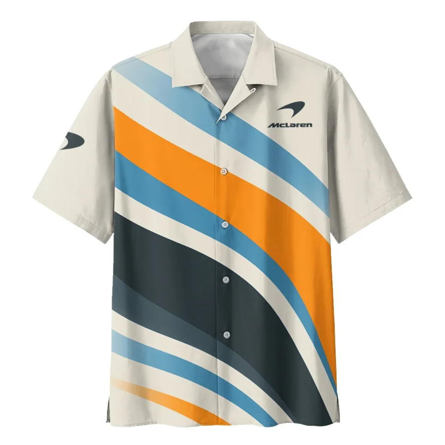 Waves Pattern McLaren F1 Exclusive Hawaiian Shirt BLMCL1625A2HW