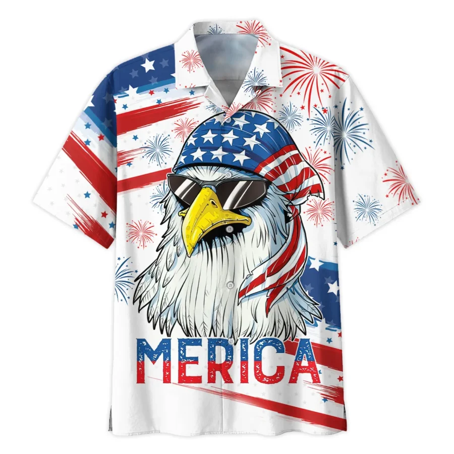 4th of July Independence Day United States Exclusive Hawaiian Shirt BLUSI080524A01HW