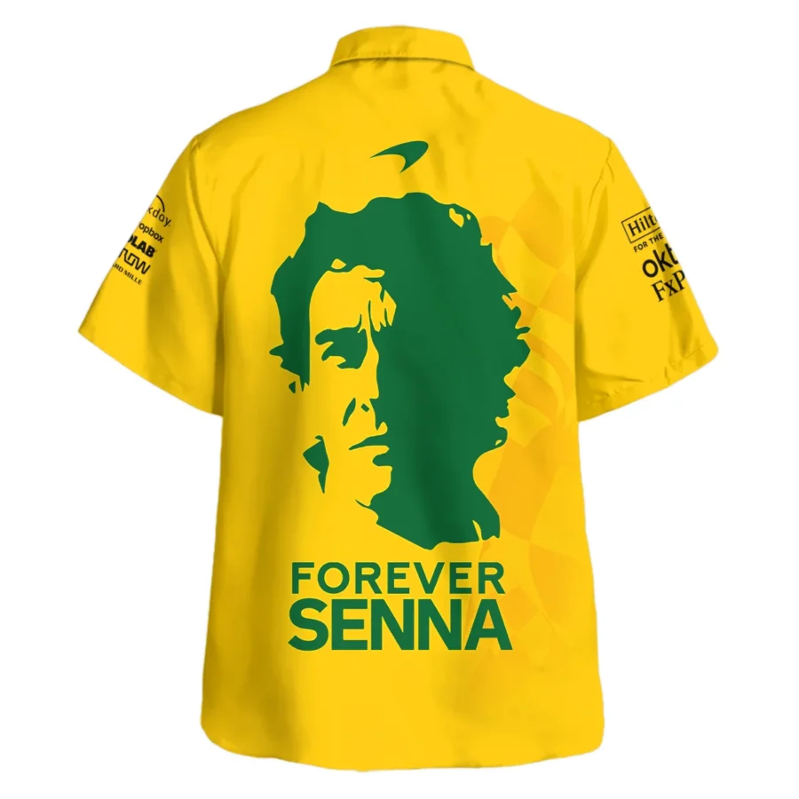 Forever Ayrton Senna McLaren F1 Exclusive Hawaiian Shirt BLF13625A2HW