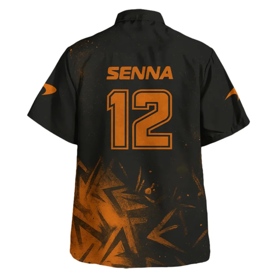 Ayrton Senna The Racing Legend McLaren F1 Exclusive Hawaiian Shirt BLF16625A3HW