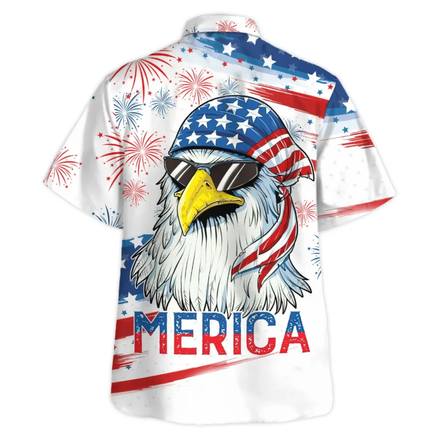 4th of July Independence Day United States Exclusive Hawaiian Shirt BLUSI080524A01HW