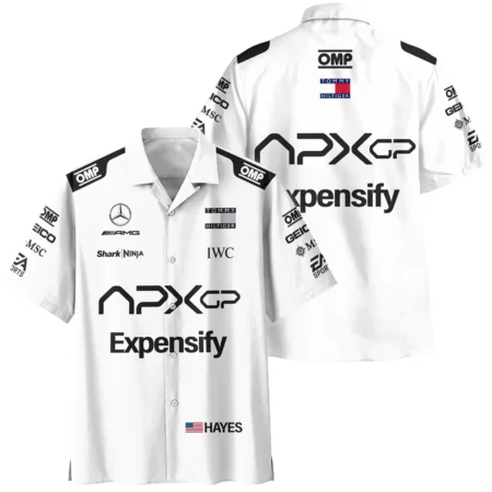 2025 White Version For Racing Fan Exclusive Hawaiian Shirt BLF116625A1HW
