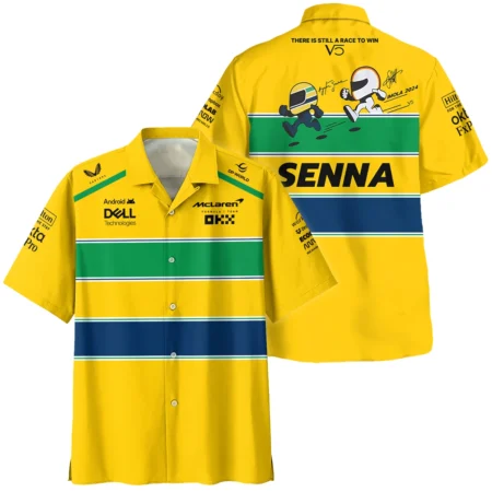 Ayrton Senna The Racing Legend McLaren F1 Exclusive Hawaiian Shirt BLF13625A1HW