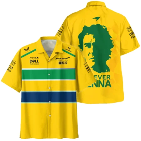 Forever Ayrton Senna McLaren F1 Exclusive Hawaiian Shirt BLF13625A2HW