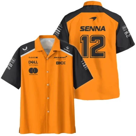 Ayrton Senna The Racing Legend McLaren F1 Exclusive Hawaiian Shirt BLF16625A2HW