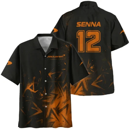 Ayrton Senna The Racing Legend McLaren F1 Exclusive Hawaiian Shirt BLF16625A3HW