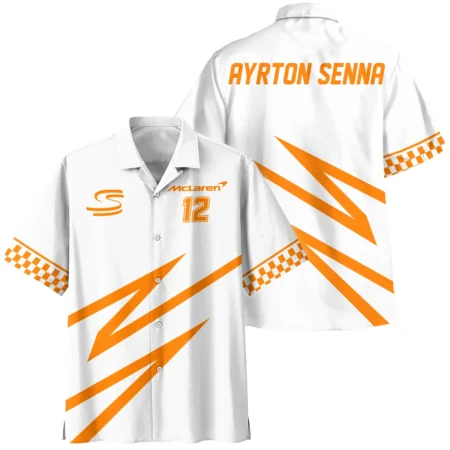 Ayrton Senna The Racing Legend McLaren F1 Exclusive Hawaiian Shirt BLF16625A4HW