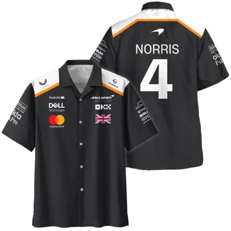 Lando Norris LN4 McLaren F1 Exclusive Hawaiian Shirt BLF19625A2HW