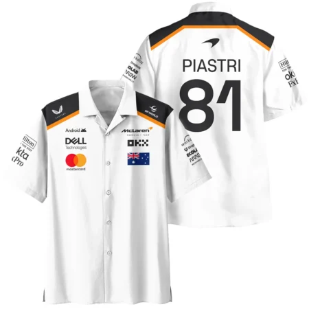 Oscar Piastri OP81 McLaren F1 Exclusive Hawaiian Shirt BLF19625A3HW